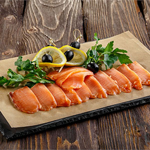 Филе форели слабосолёное