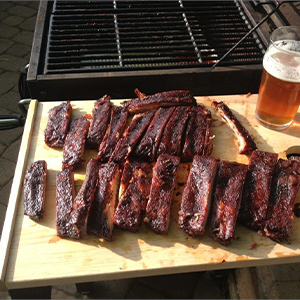 Копченые пивные ребра