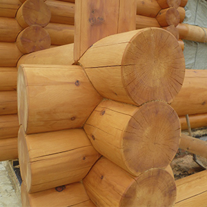 Оцилиндрованная древесина