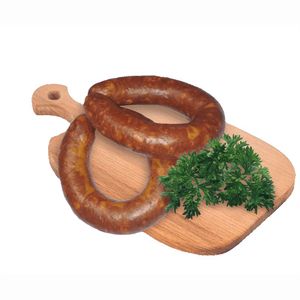 Варено-копченое колбасное изделие мясное Колбаса «Краковская особая» высшего сорта