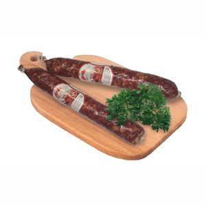 Сыровяленое колбасное изделие салями мясное Колбаса «Бабушкин гостинец» высшего сорта