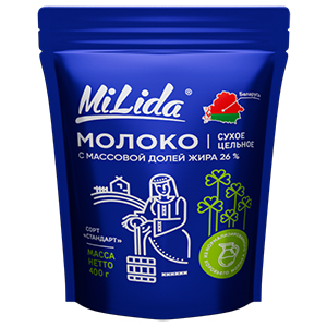 Молоко сухое цельное с массовой долей жира 26 %