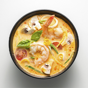 Том Ям с тигровыми креветками