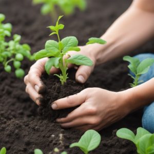 Посадка цветов (многолетников, однолетников)