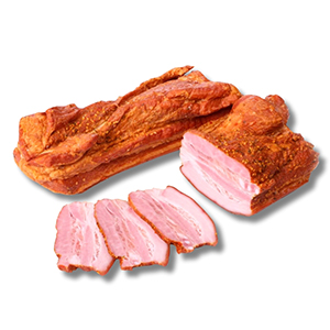 Продукт из мяса свинины мясной сырокопченый «Грудинка «Домашняя»