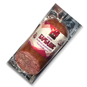 Изделие колбасное варено-копченое мясное. Колбаса «Барбадос»