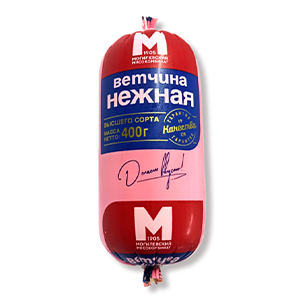 Изделие колбасное вареное из мяса цыплят-бройлеров. Колбаса «Ветчина Нежная»