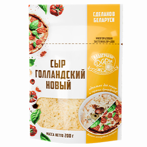 Сыр «Голландский Новый» тертый с м.д.ж. 40%