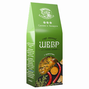 Сыр мягкий «Шевр» с пряностями с м.д.ж. 50%