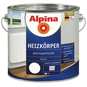 Эмаль алкидная Alpina Heizkoerper для радиаторов