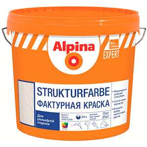 Краска Alpina Strukturfarbe