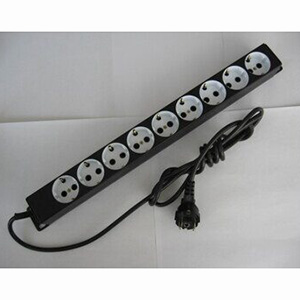 Блок силовых розеток БР-9П-Ш-9005 19