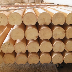 Оцилиндрованная древесина