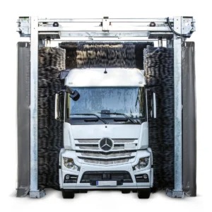 Наружная мойка грузового автомобиля