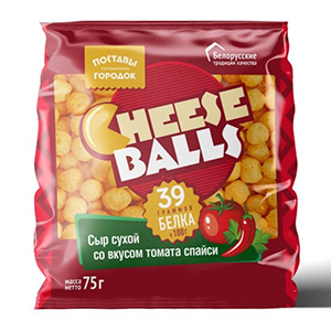Сырные шарики CHESSE BALLS со вкусом томата спайси